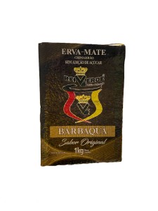 Erva mate Rei Verde Chimarrao Barbaqua 1000g Vacuum