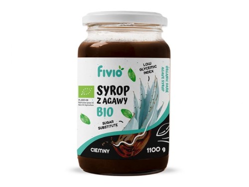 Bio syrop z agawy 1100g Fivio