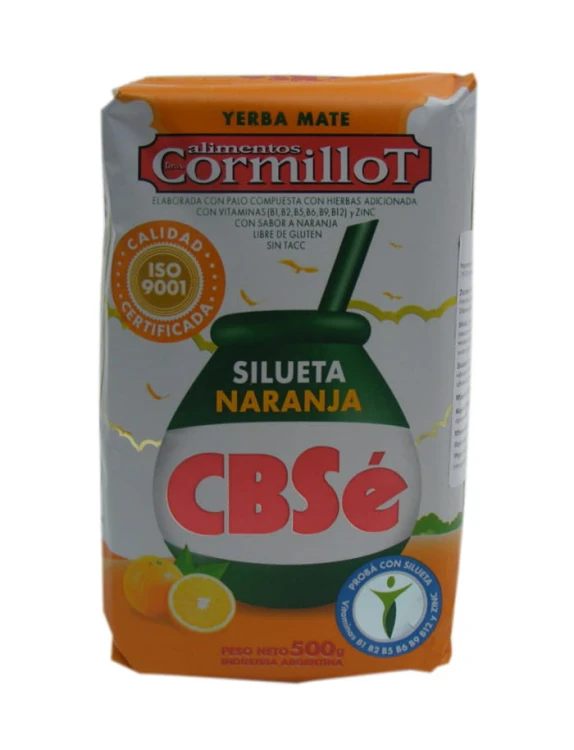 Yerba mate CBSe Silueta Naranja 500g - stare opakowanie