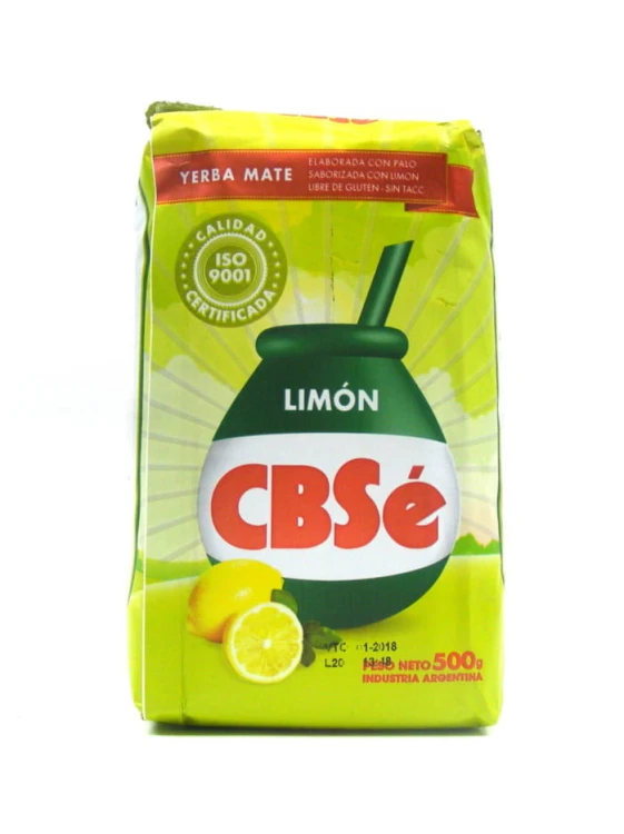 Yerba mate CBSe Limon 500g - stare opakowanie