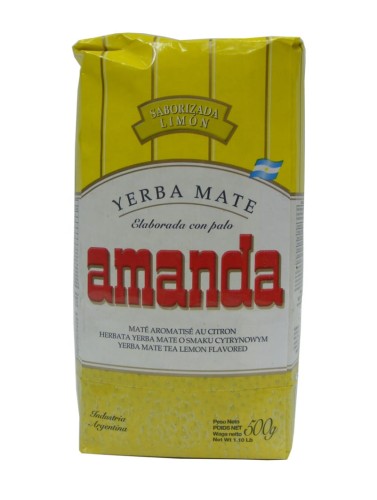 Yerba mate Amanda Limon (cytrynowa) 500g