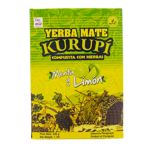 Yerba mate Kurupi Menta y Limon 500g
