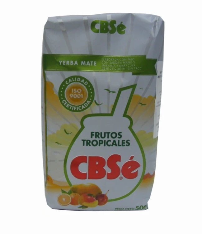 Yerba Mate CBSe Frutos Tropicales 500g - stare opakowanie