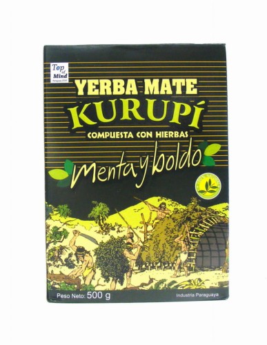 Yerba mate Kurupi Menta y Boldo 500g