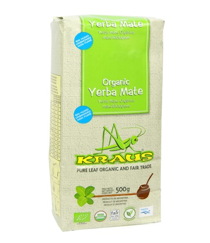 Yerba mate Kraus Organic Pure Leaf 500g