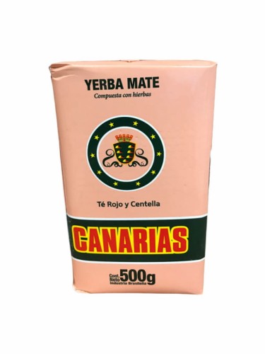 Yerba mate Canarias Te Rojo y Centella 500g