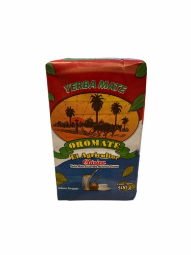 Yerba mate Oromate Tradicional Molienda Gruesa Clasica 500g