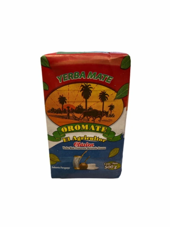 Yerba mate Oromate Tradicional Molienda Gruesa Clasica 500g