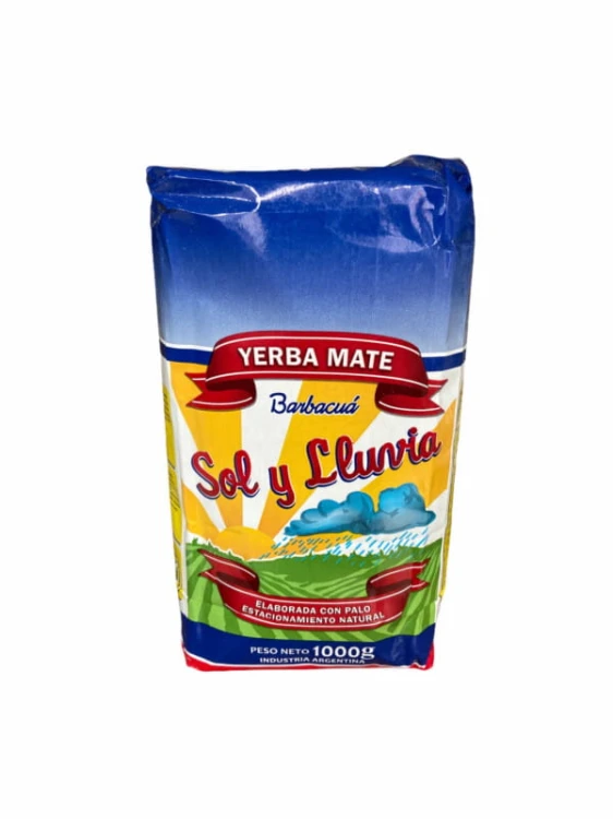 Yerba Mate Sol y Lluvia Barbacua 1000g