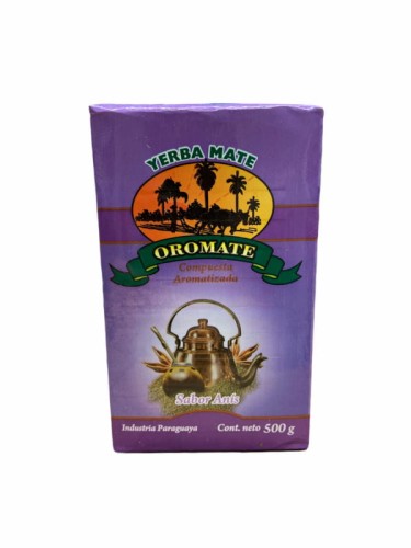 Yerba mate Oromate Anis (anyżowa) 500g