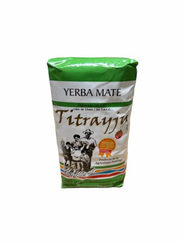 Yerba mate Titrayju Elaborada con palo 500g