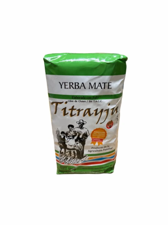 Yerba mate Titrayju Elaborada con palo 500g