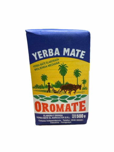 Yerba mate Oromate Tradicional Molienda Mediana 500g