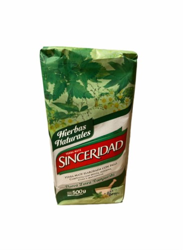 Yerba Mate Sinceridad Hierbas 500g