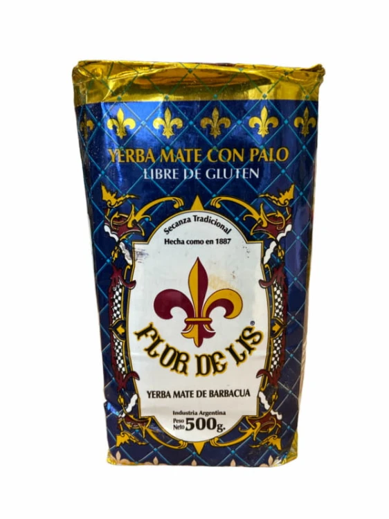 Yerba Mate Flor de Lis Barbacua 500g