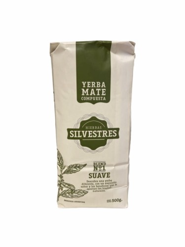 Yerba Mate Hierbas Silvestres no.1 Suave 500g