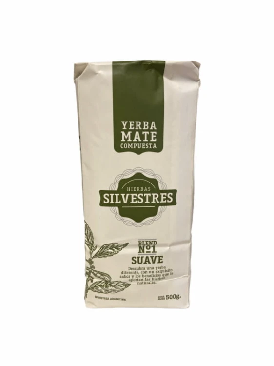 Yerba Mate Hierbas Silvestres no.1 Suave 500g