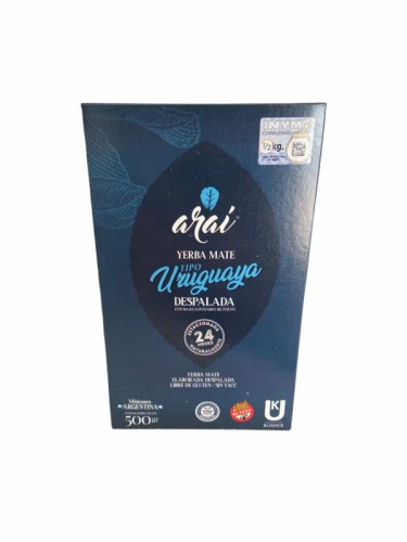 Yerba Mate Arai Tipo Uruguaya Despalada 500g