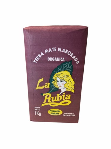 Yerba mate La Rubia Organica 1000g