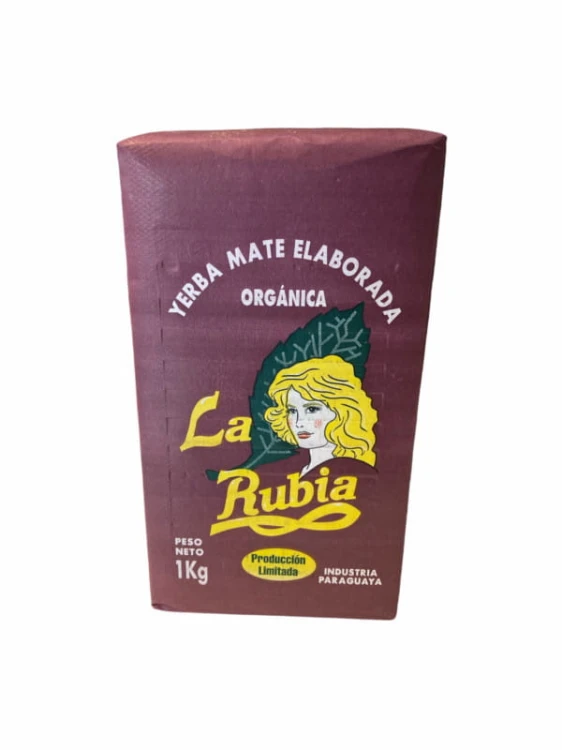 Yerba mate La Rubia Organica 1000g
