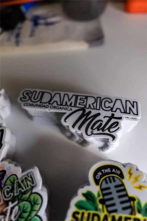 Zestaw 4 naklejek (vlepek) Sudamerican Mate