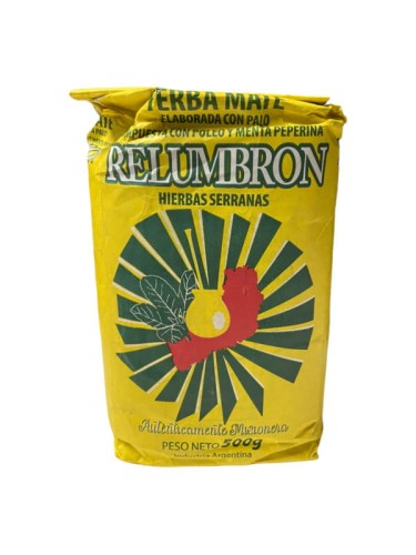 Yerba mate Relumbron Hierbas Serranas 500g