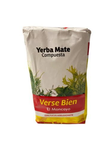 Yerba mate El Moncayo Compuesta Verse bien 1kg