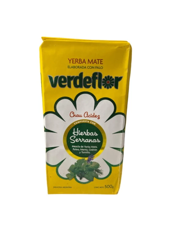 Yerba mate Verdeflor Hierbas Serranas 500g