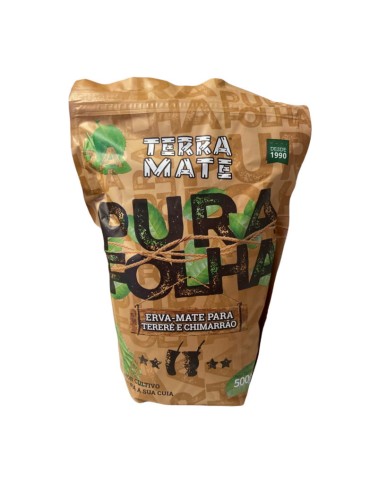 Yerba mate Terra mate Pura Folha Tradional 500g Doypack