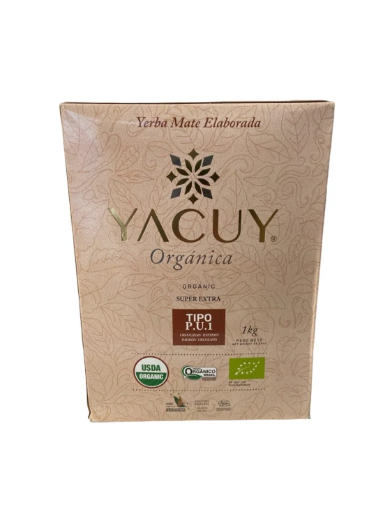 Yerba mate Yacuy Super Extra Tipo PU-1 Organic 1kg