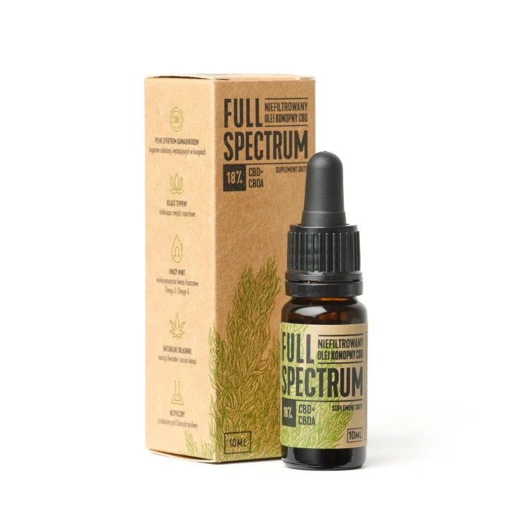 Olejek konopny CBD 18% 10 ml Full Spectrum