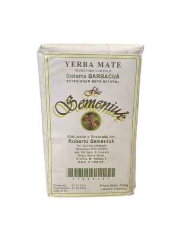 Yerba mate Semeniuk Barbacua 500g