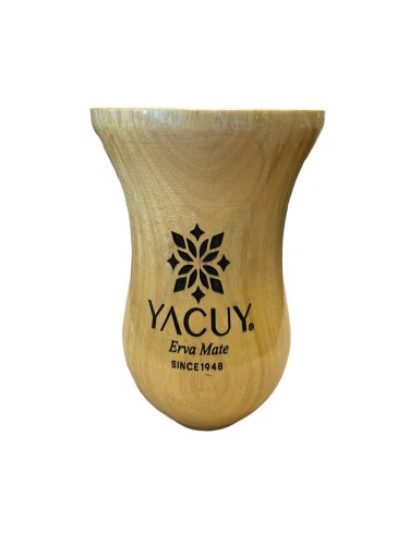 Naczynie drewniane Imbuia Yacuy Amarelo 190-230 ml
