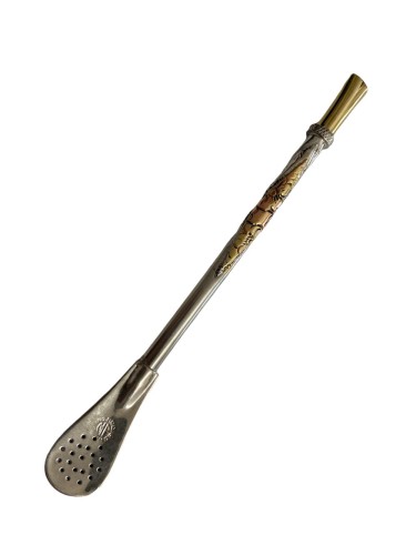 Bombilla Alpaca Martin Fierro Cuchara 18cm - model 1