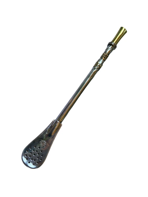 Bombilla Alpaca Martin Fierro Cuchara 18cm - model 4