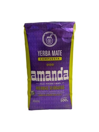 Yerba mate Amanda Hierbas Serranas 500g