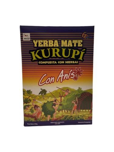 Yerba mate Kurupi Compuesta con Anis 500g