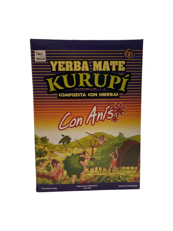 Yerba mate Kurupi Compuesta con Anis 500g