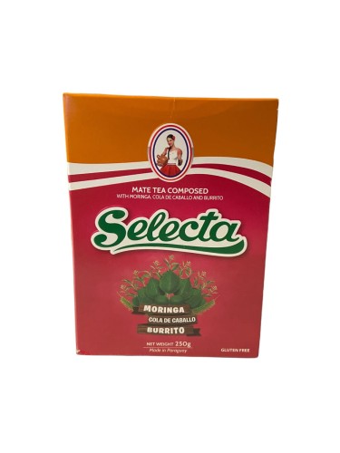 Yerba mate Selecta Compuesta Moringa Burrito 250g