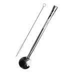 Bombilla Mate Parana "Pera" 23 cm INOX ze szczoteczką