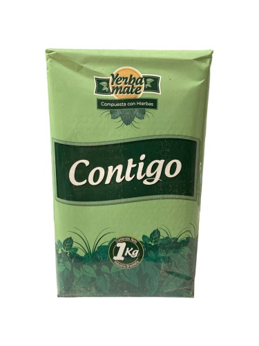 Yerba mate Contigo Compuesta con hierbas 1000g