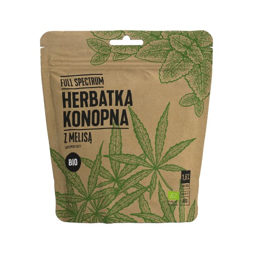 Bio Herbatka konopna z melisą Full Spectrum 40g