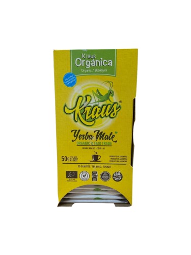 Yerba mate Kraus Organic Cocido 25 x 2g