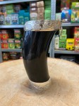 Guampa z rogu do terere zdobiona srebrem 180-200 ml Arana