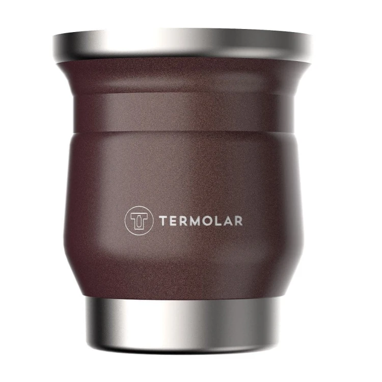 Cuia de Inox "Tupi" Bronze Termolar 250 ml
