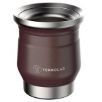 Cuia de Inox "Tupi" Bronze Termolar 250 ml: widok z góry