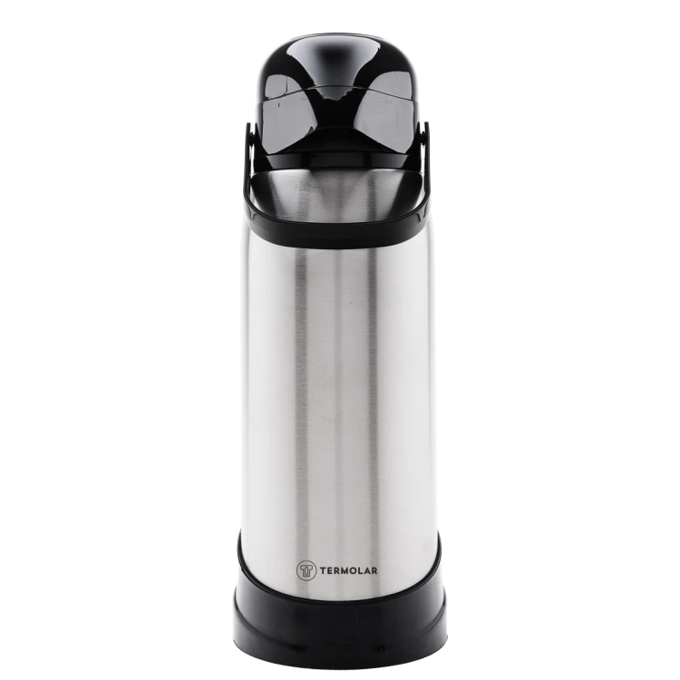 Termos Termolar R-Evolution Gama ciśnieniowy 1.9 l z pompką INOX: widok na wprost