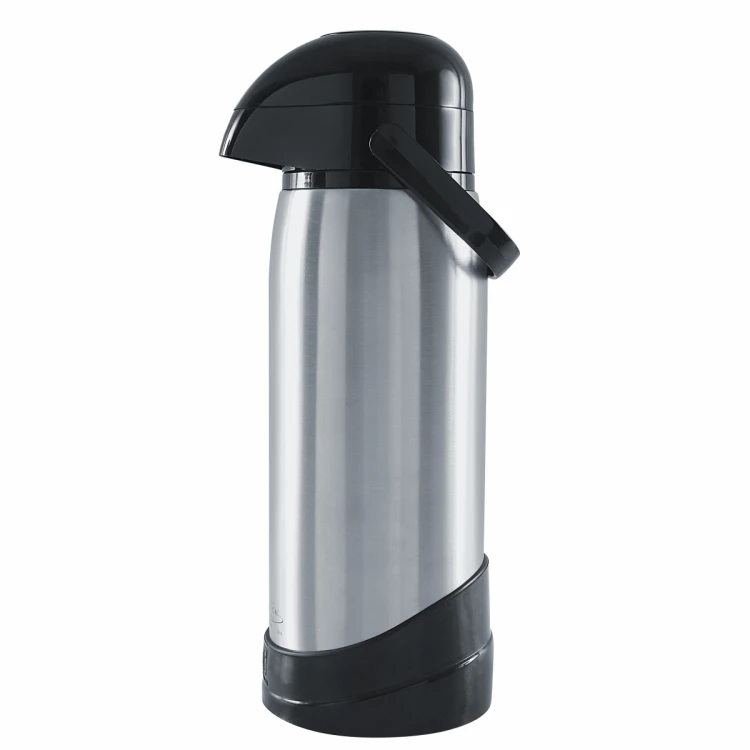 Termos Termolar R-Evolution Gama ciśnieniowy 1.9 l z pompką INOX: widok z boku