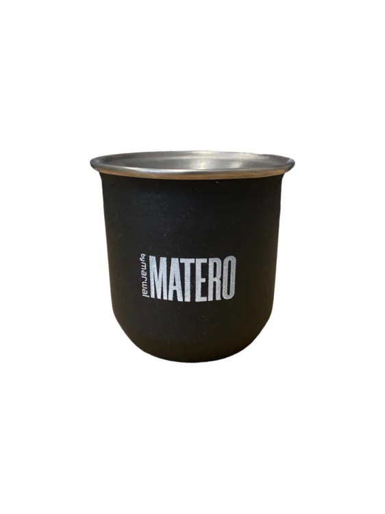 Mate Inox "Matero" Marwal Negro 190 ml