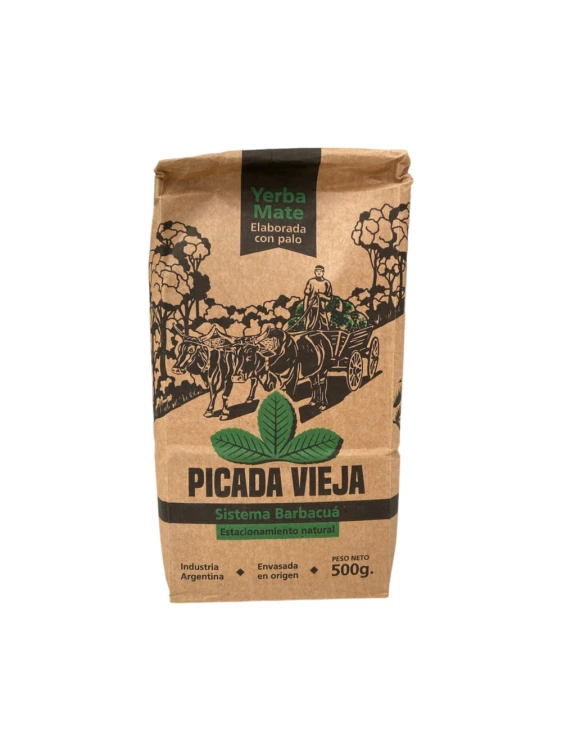 Yerba Mate Picada Vieja Barbacua 500g